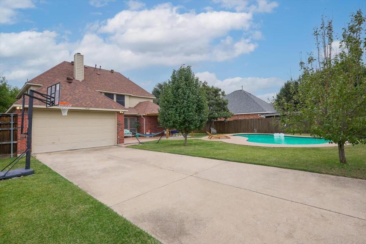 6Br 3,5Ba Home Pool, Hot Tub, Game Room -16 Guests Sachse Exterior foto